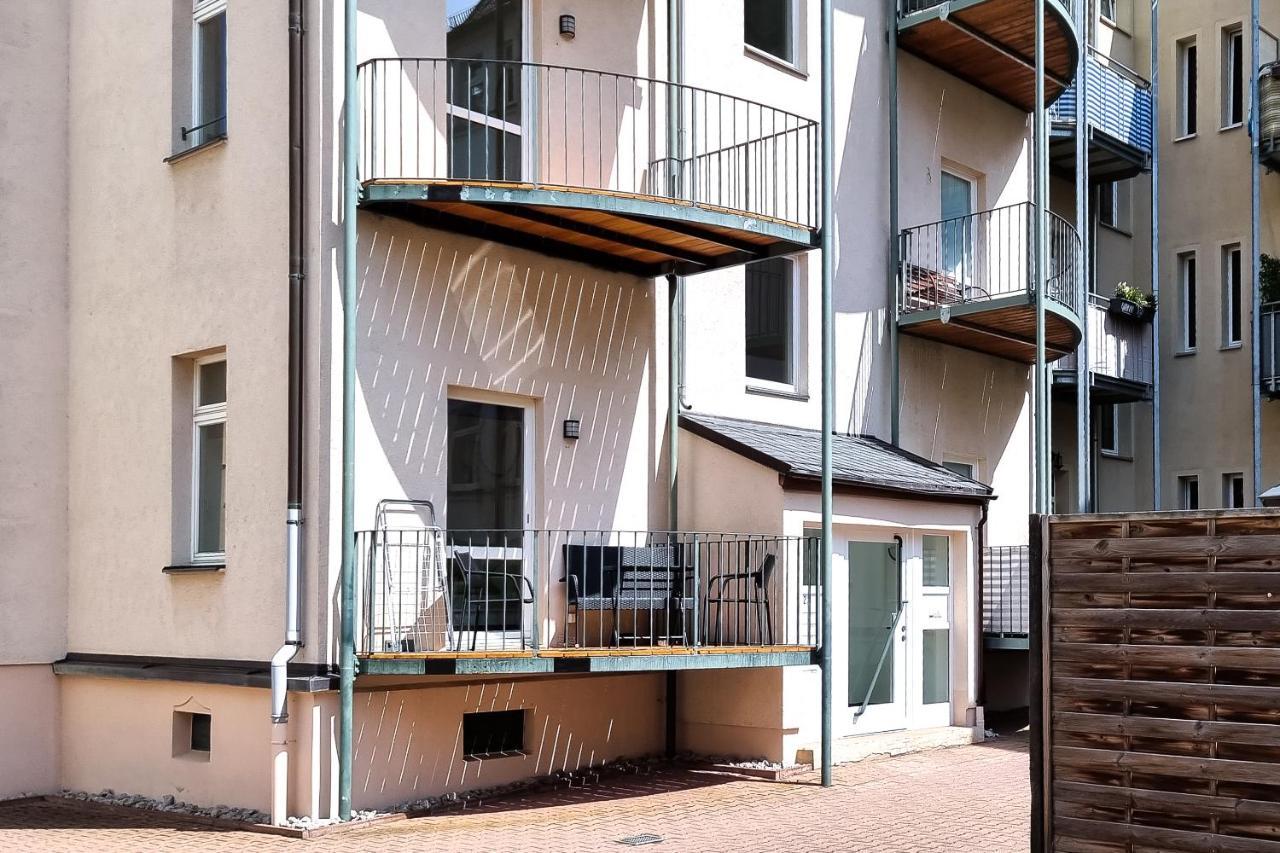 Malerische Maisonettewohnung Mit Zwei Balkonen Plauen Exteriör bild